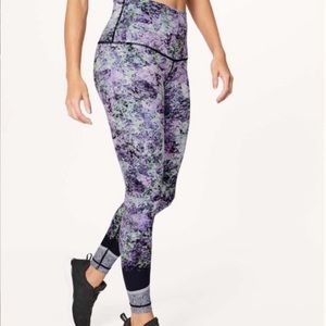 Lululemon Wunder Under Hi-Rise Tight (Nulux 28") vivid version womens 4